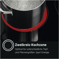 AEG CCB6445BBM Elektroherd mit Glaskeramikfeld edelstahl 
