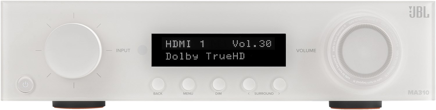 JBL MA310W Klang Effekt Receiver weiß