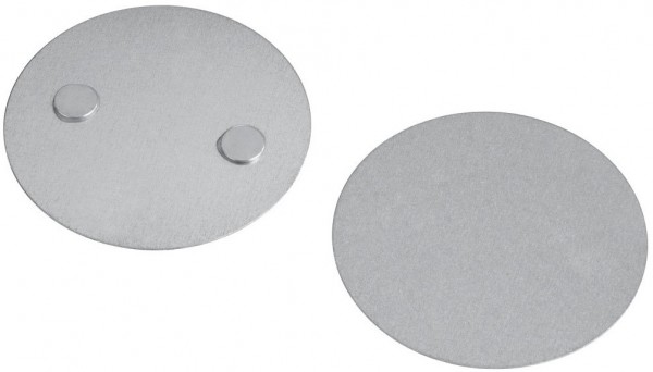 Magnet-Befestigungs-Set für Rauchmelder silber
