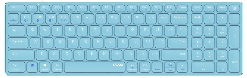 E9700M (DE) Kabellose Tastatur blau