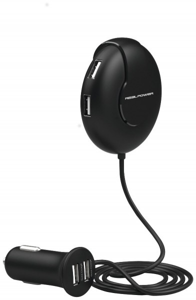 Car Charger Hub 6 schwarz