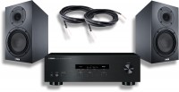 Yamaha/Canton Stereo Set Hifi-System R-S202D, GLE 20 S2, Cantolink schwarz/schwarz