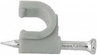 Nagelschelle SAT-Ant.kabel,25 Stk. grau