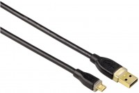 Verbindungskabel USB A-Micro B 1,8m schwarz