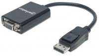 DP > VGA Konverter schwarz