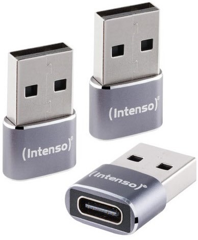 C480A USB-C Bu. > USB St. Adapter 3er Pack grau