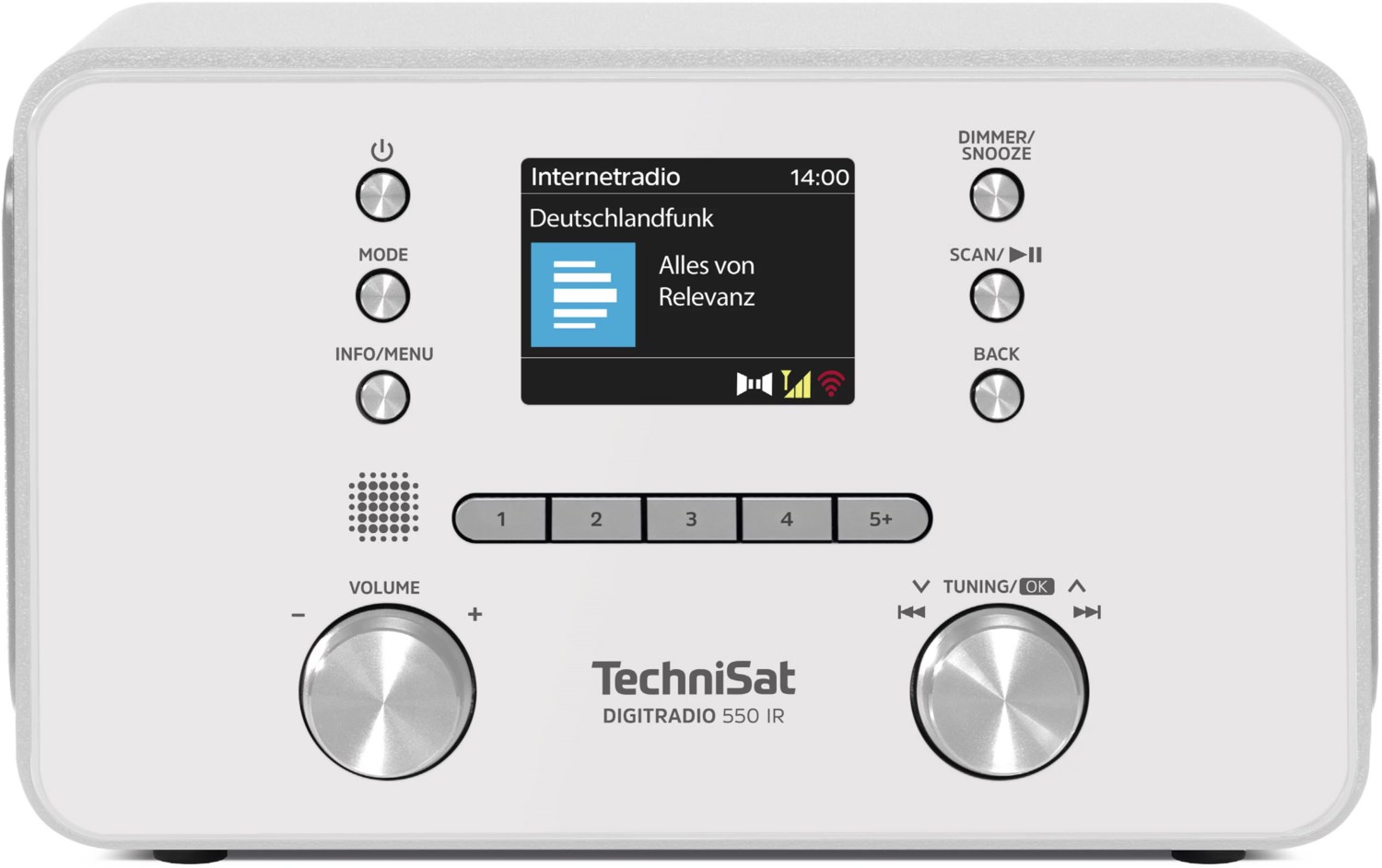 Image of DigitRadio 550 IR Internetradio weiß