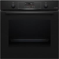 HBG4390B3 Einbaubackofen schwarz, 71 l, Pizza-Stufe, schnelles Vorheizen, 59,4 cm breit, A+, Serie 6