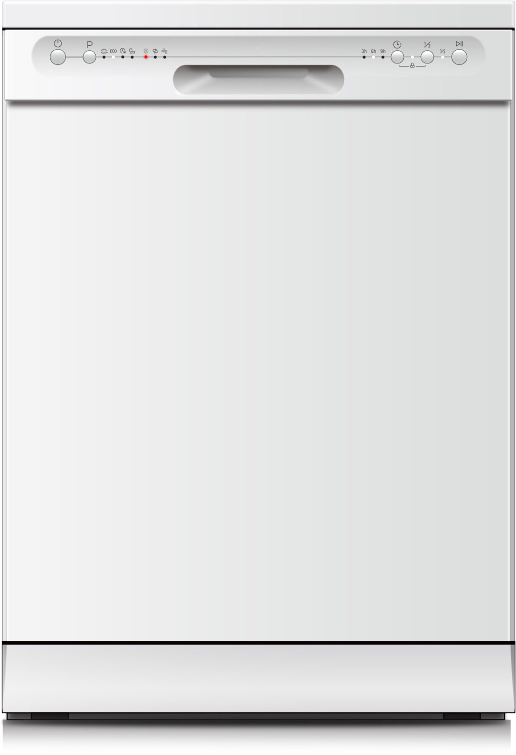 Image of GSP12-6E Stand-Geschirrspüler 60 cm weiß
