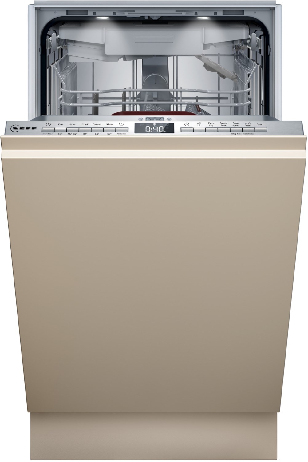 S855EMX34E vollintegrierbarer Geschirrspüler 45 cm