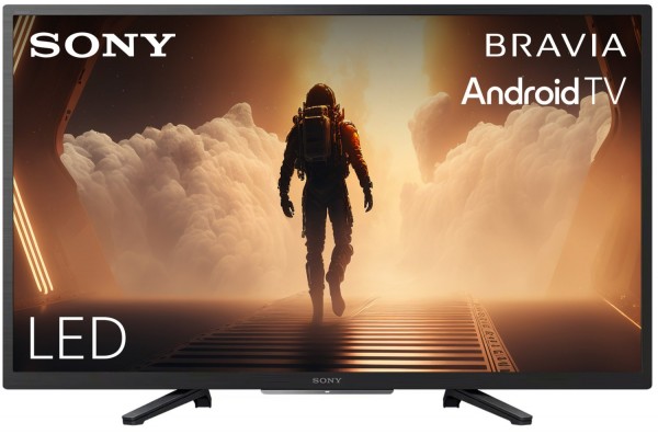 KD-32W800 80 cm (32") LCD-TV mit LED-Technik schwarz, HD Ready, Smart-TV, DVB-T2/DVB-C/DVB-S2, Bravia, Sprachsteuerung
