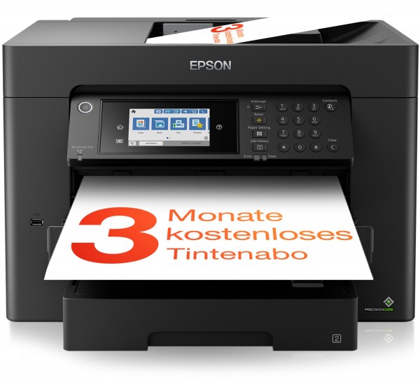 WorkForce WF-7840DTWF Multifunktionsgerät Tinte schwarz