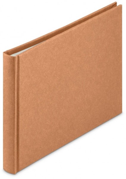 Buch-Album Wrinkled 24x17cm 36 weiße Seiten braun