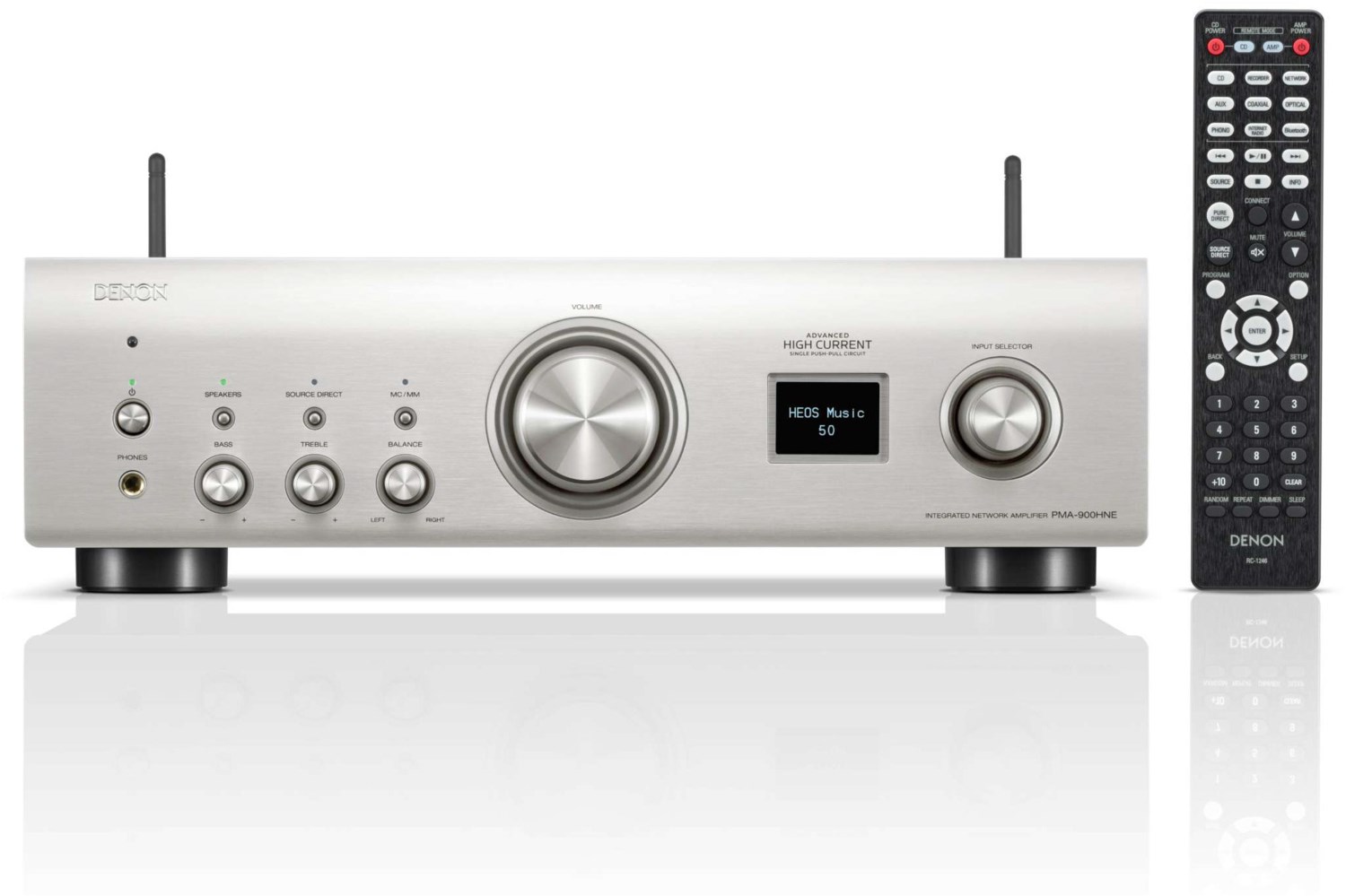 Image of Denon PMA-900HNE Stereo-Netzwerk-Receiver silber 85W/Kanal HEOS/AirPlay/Alexa
