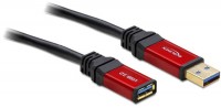 USB 3.0-A Verlängerung (2m) Premium schwarz