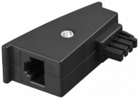 TAE-F auf RJ45 IP Kompakt-Adapt. schwarz