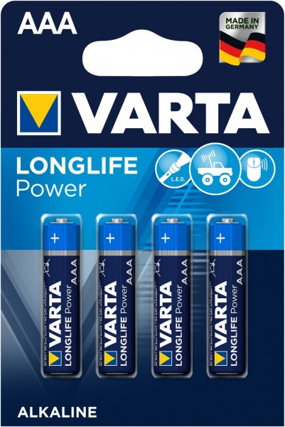 Longlife Power AAA 4er Blister Micro-Batterie