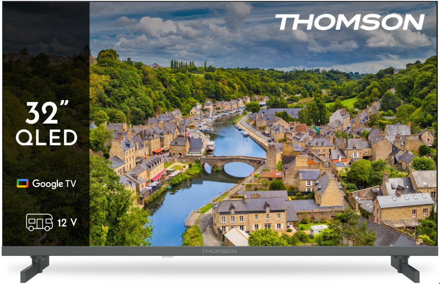 32FQG3S15CW 80 cm (32") QLED-TV weiß, Full HD, Smart-TV, DVB-T2/DVB-C/DVB-S2, Sprachsteuerung