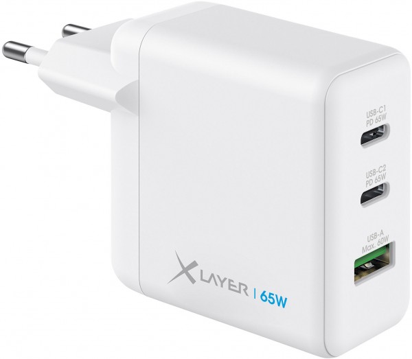 Powercharger (65W) USB-Ladegerät weiß