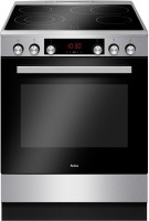 SHCX 913 100 E Elektroherd mit Glaskeramikfeld edelstahl, 77 l, schnelles Vorheizen, 60 cm breit, A, 4 Kochzonen
