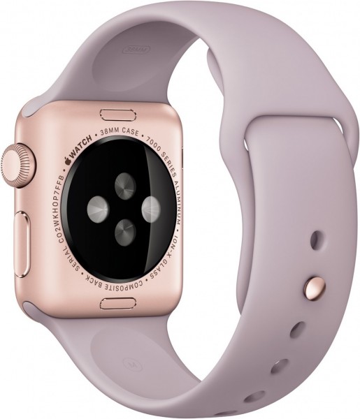 Apple Watch Sport 38mm mit Sportarmband rosegold lavendel EURONICS