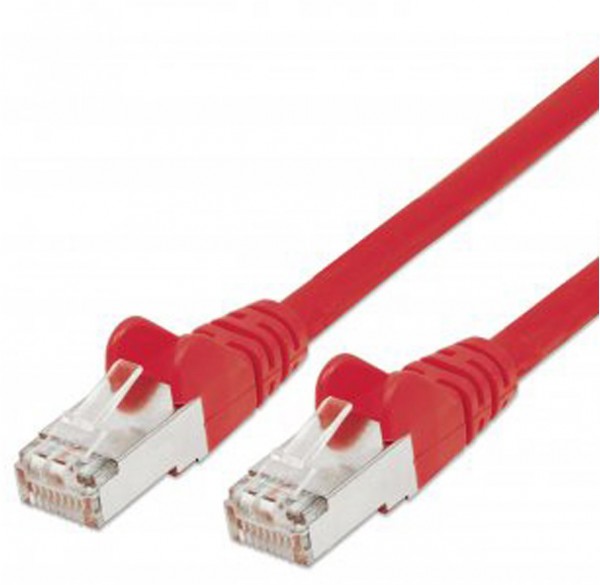 Patchkabel Cat6A CU S/FTP LSOH rot (0,5 m)