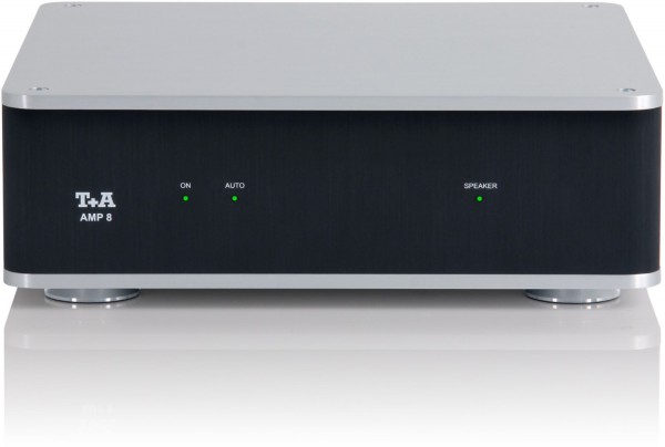 AMP 8 V 2.0 Stereo-Endstufe schwarz/silber