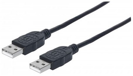 USB 2.0 Anschlußkabel (1m) schwarz
