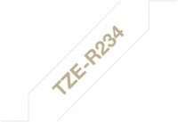 TZe-R234 Textilband (12mm) gold/weiß