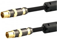 BA 15 IEC-Absorber-Verbindungskabel Boa (1,5m) Stecker > Buchse schwarz