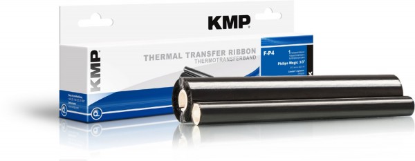 F-P4 mit Chip Thermotransfer-Rolle schwarz