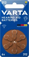V312 Hörgerätebatterie 6er Blister