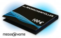 Wunscherfüller 100€ media@home Gutscheinkarte