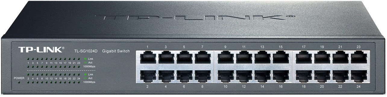 TL-SG1016 16-Port Rackmount Gigabit Ethernet Switch