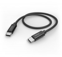 Ladekabel Fabric (1,5m) USB-C>USB-C schwarz