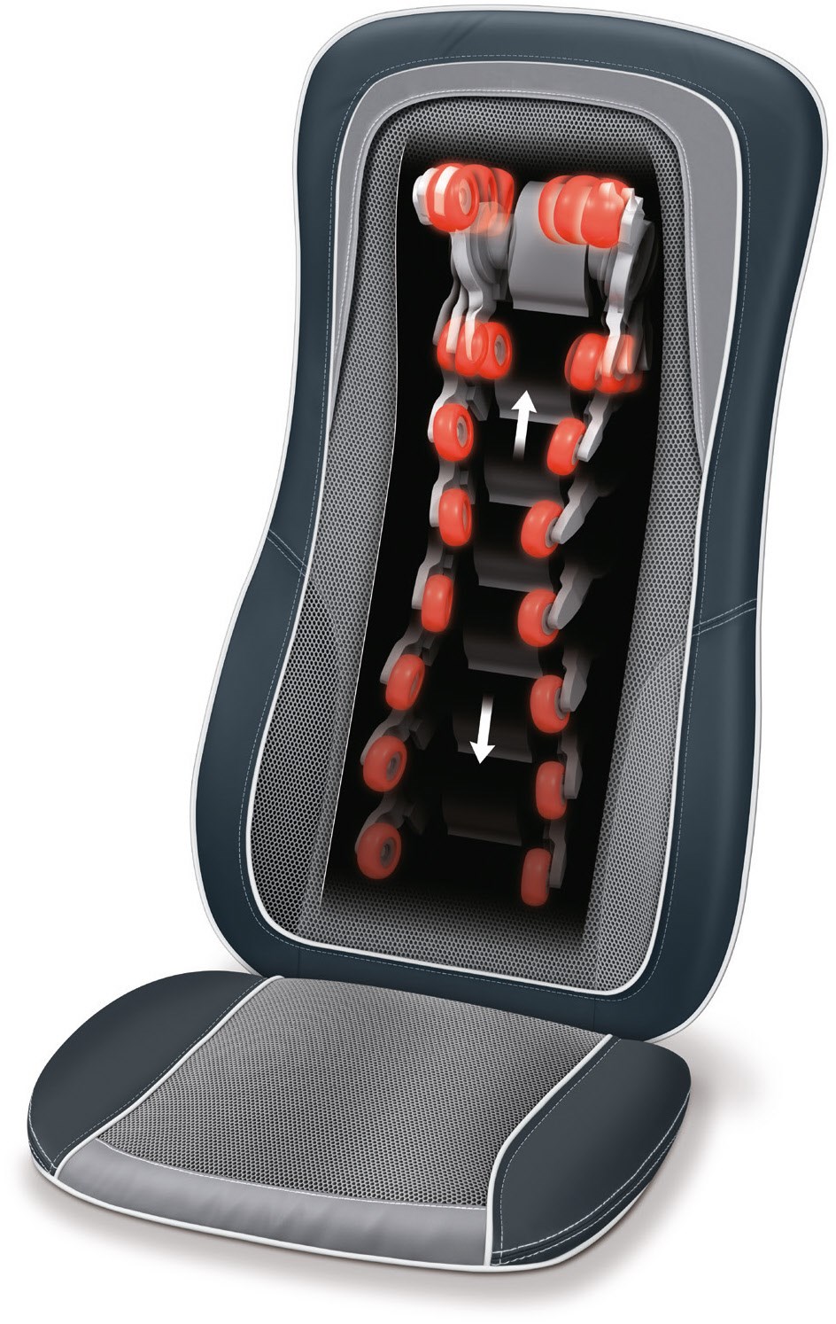 MG 315 Shiatsu-Sitzauflage Sitzauflage grau