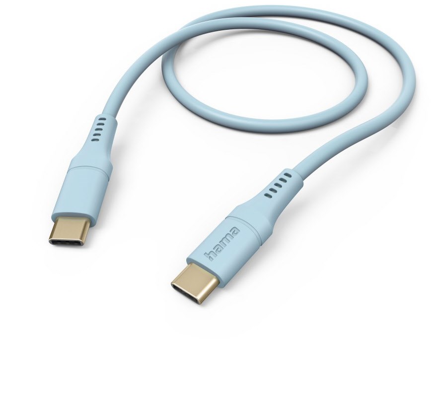 Ladekabel Flexible (1,5m) USB-C>USB-C blau