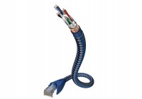 Premium CAT6 Patchkabel (0,5m) blau/silber