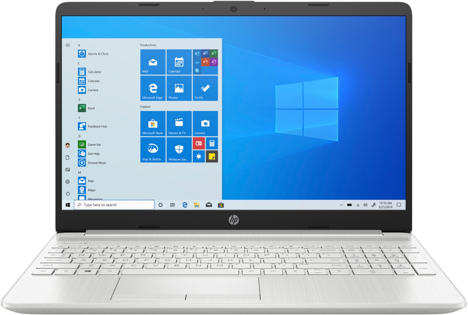 HP 15-dw3655ng (429D0EA) 39,6 cm (15,6") Notebook natural silver, 8 GB RAM, 512 GB SSD, Intel Core i5, Windows 10, Full HD Display