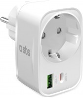 Wandsteckdosenleiste (20W) weiß