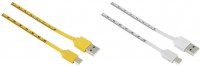 USB-C-Kabel (1m) USB-Kabel gelb/weiß