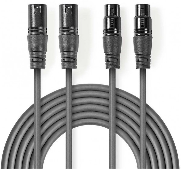 COTH15030GY50 XLR-Audiokabel (5m) XLR-Kabel grau