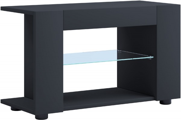 Plexalo L TV-Lowboard anthrazit