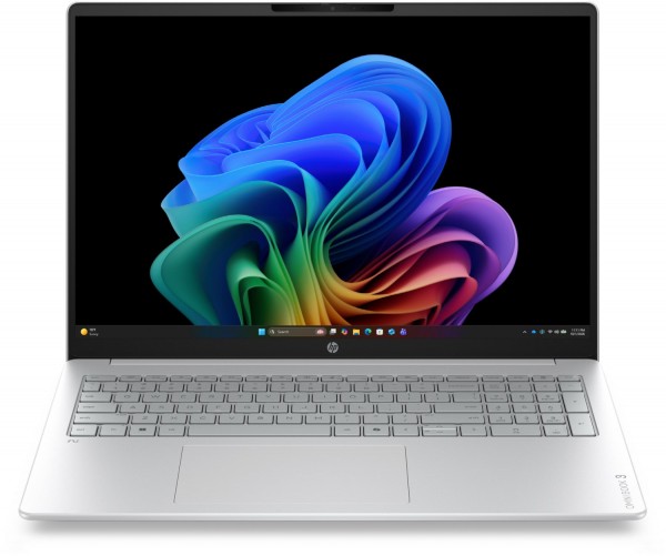 OmniBook 3 NGAI 16-bz0610ng 40,6 cm (16") Notebook gletschersilber, 16 GB RAM, 512 GB SSD, Qualcomm Snapdragon X, 1920x1200, Windows 11