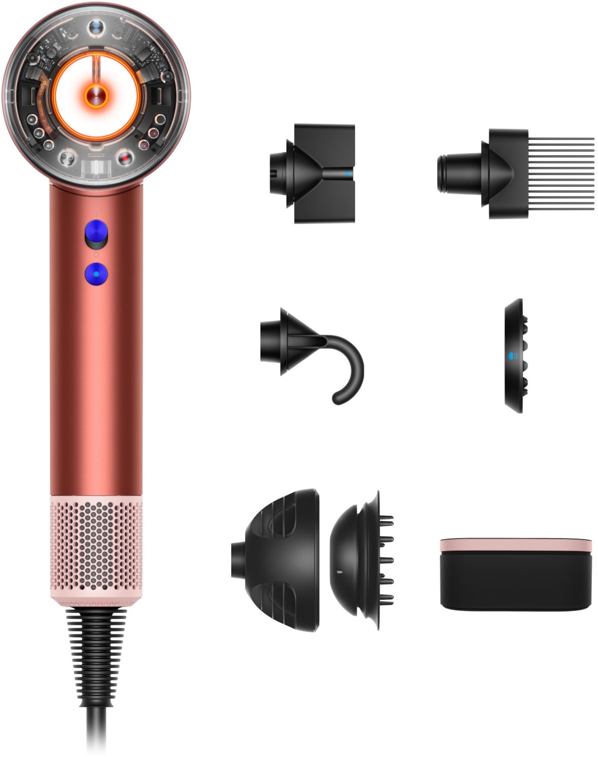 Supersonic nural HD 16 Haartrockner strawberry bronze/rosé