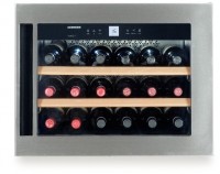 WKEes 553-26 Einbau-Weinklimaschrank integrierbar silber