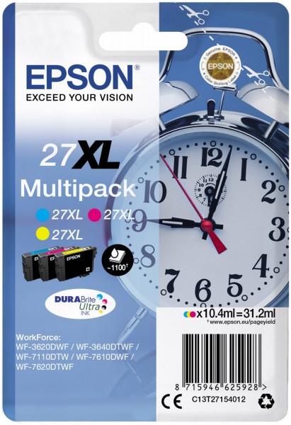 27XL DURABrite Ultra Multipack 3-farbig