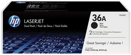 Nr. 36 A Toner 2er-Pack schwarz