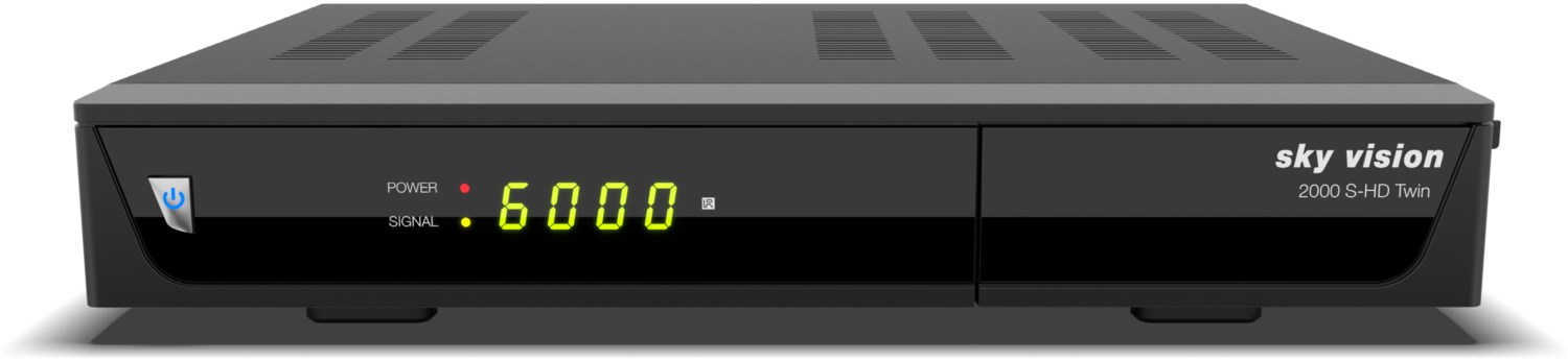 2000 S-HD Twin HDTV Twin Sat-Receiver anthrazit