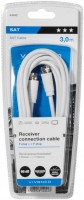 SAT Anschlusskabel 90dB (3m) weiß